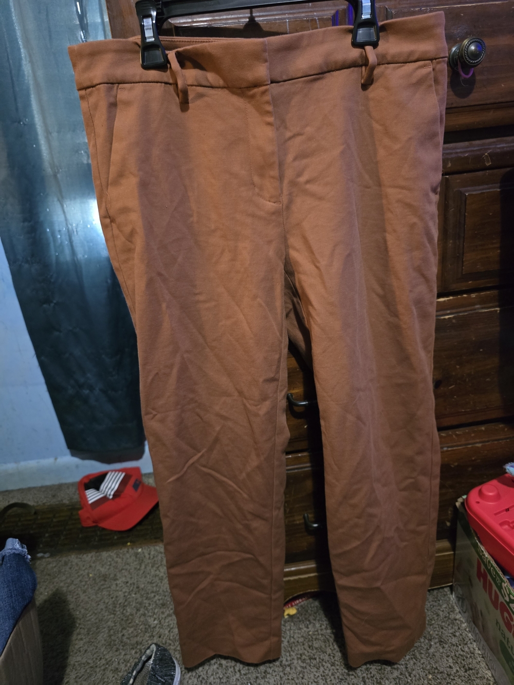 !!.       Ladies Size 6 Sienna Brown ?Chino-Style Trousers
